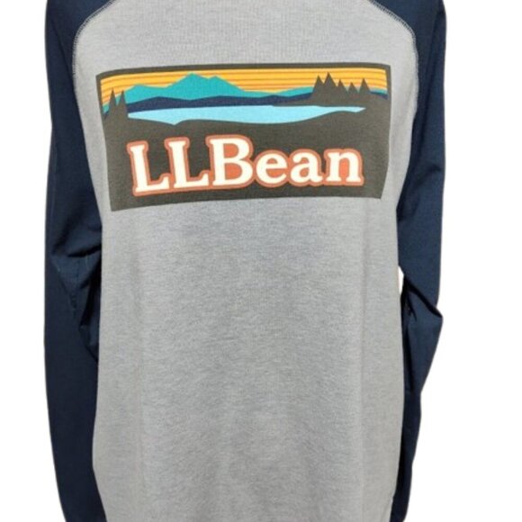 Men’s L.L Bean Color Block Long Sleeve Slightly Fitted Shirt Medium - Regular - Picture 6 of 8